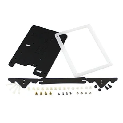 Immagine di Waveshare Bicolor(White&amp;Black) Bracket Case for 5inch HDMI LCD Combines the Touch Screen and Pi into an All in one device