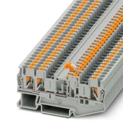 Immagine di Phoenix Contact PT 2,5 TWIN MTB 3210170 Morsetto con sezionatore a coltello Numero Poli (num): 3 0.14 mm² 2.50 Grigio 50 pz.