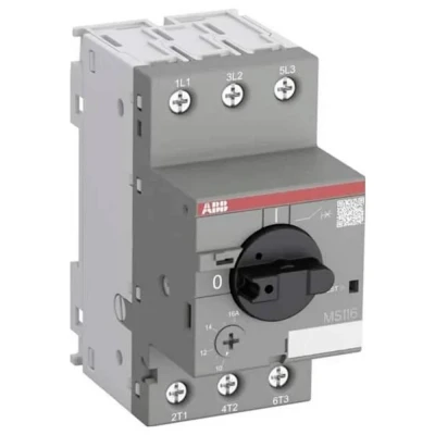 Immagine di ABB 1SAM 250 000 R1010 MS 116 10,0 Interruttore di protezione del motore regolabile 690 V/AC 10 A 1 pz.