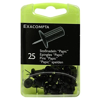 Immagine di Exacompta 14901E Spilli, 9 x 5.70 2.20 cm, Nero