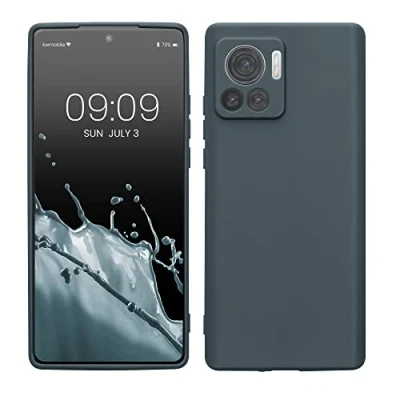 Immagine di kwmobile Custodia Compatibile con Motorola Edge 30 Ultra Cover Back Case per Smartphone in Silicone TPU Protezione Gommata ardesia scuro