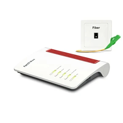 Immagine di AVM Fritz!Box 5530 Fiber Edition International Mesh Master Wi Fi 6 2400 Mbit/s (5 GHz) + 600 (2,4 2,5 Gigabit LAN 4 X 2 USB 3.0 AON GPON