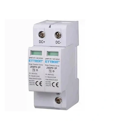 Immagine di ETTROIT SCARICATORE LIMITATORE DI SOVRATENSIONE DC PER FOTOVOLTAICO TIPO 2 T2 D 2P 500V 2.8KV 10KA OCCUPA MODULI DIN