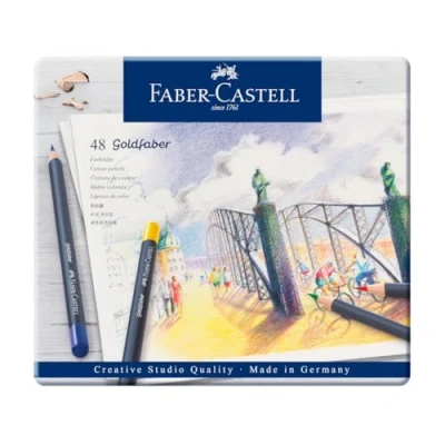 Immagine di Faber Castell Goldfaber 114748 Matite Colorate, Multicolore, 48 pezzi