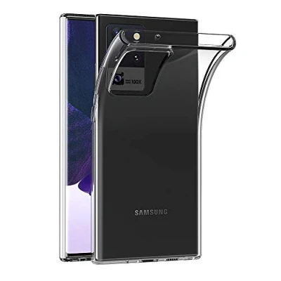 Immagine di AICEK Cover Compatible Samsung Galaxy Note20 Ultra, Ultra Silicone Case Molle di TPU Trasparente Sottile Custodia per (6.9 Pollici)
