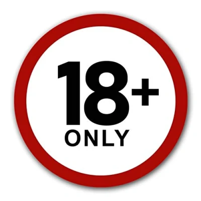 Immagine di 10x Adesivi Vietato l’Ingresso ai Minori di 18 Anni Ø 9,5cm Divieto per Uso Interno o Esterno con Protezione UV Resistente alle Intemperie Segnale STROBO