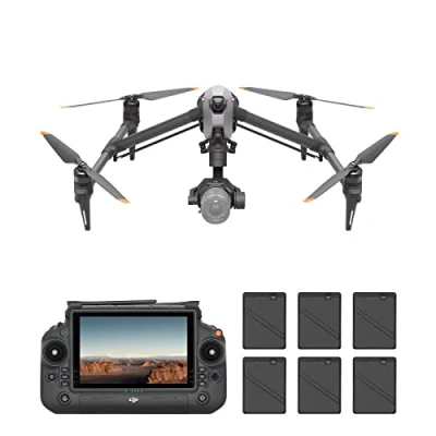 Immagine di DJI Inspire 3 Combo Standard, Full Frame in ProRes RAW/CDNG 8K, 1/1.8 pollici, Fotocamera FPV ultra grandangolare per la visione notturna, Configurazioni a doppio telaio, Trasmissione video O3 Pro
