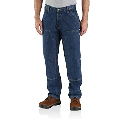 Immagine di Carhartt Loose Fit Double Front Logger Jean Jeans, Canal, 32W x 34L Uomo