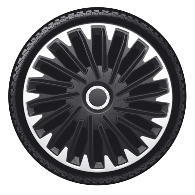 Immagine di AutoStyle PP 5434SB Copricerchi 14Inch nero/argento