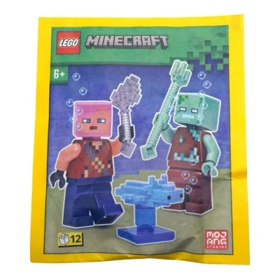 Immagine di LEGO Minecraft: Avventuriero con Drowned e Axolotl Combo Pack 6+