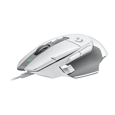 Immagine di Logitech G G502 X Mouse Gaming Cablato Switch Principali Ottico Meccanici Ibridi LIGHTFORCE, Sensore per HERO 25K, Compatibile con PC macOS/Windows Bianco