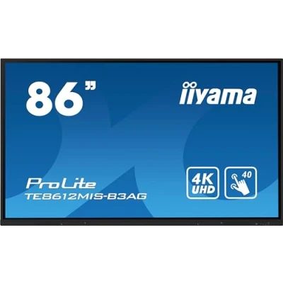 Immagine di Iiyama ProLite TE8612MIS B3AG Display Digital Signage ERP: G (A G) 217.4 cm 85.6 pollici 3840 x 2160 Pixel 24/7