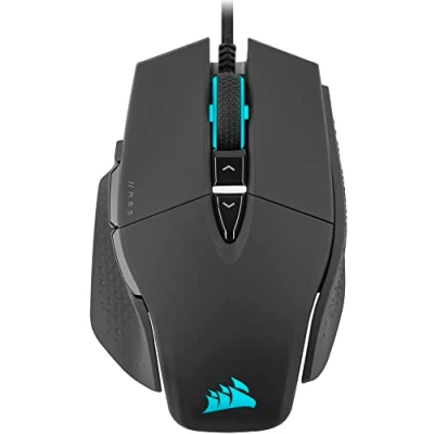 Immagine di CORSAIR M65 RGB ULTRA Wired Mouse da Gioco FPS Sintonizzabile 26.000 DPI Interruttori Ottici Tecnologia AXON Hyper Processing Compatibile con iCUE PC, Mac, PS5, PS4, Xbox Nero
