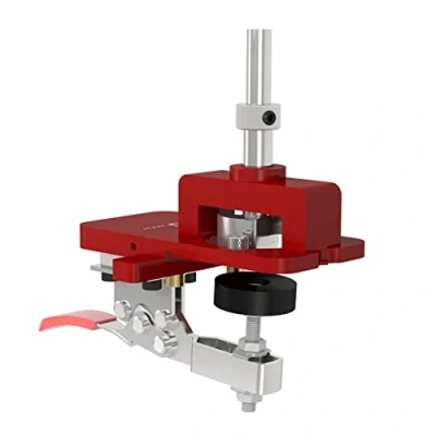 Immagine di SOTECH Dima di foratura precisione in alluminio THE ORIGINAL con guida a sfera e punta SENSYS TH52 scodellino da 35 mm