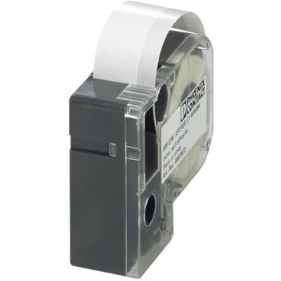 Immagine di Phoenix Contact 803972 MM EML (EX18)R C1 WH/BK Etichette per stampante a trasferimento termico Tipo di montaggio: colla Bianco, Nero 1 pz.