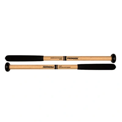 Immagine di Battenti per tamburo tenore ProMark ATH1 con manico in hickory e testa nylon a forma circolare