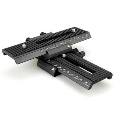 Immagine di DSLRKIT 4 way macro messa a fuoco rail slider treppiede per fotocamere digitali SLR, nuova versione aggiornata