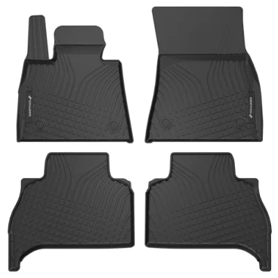 Immagine di WALSER tappetini premium per auto compatibili con BMW X5 (G05, F95) 08/2018 Oggi, in gomma 100% su misura made EU, robusti