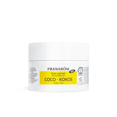 Immagine di Pranarôm Olio vegetale di cocco bio (Eco) 1 pressione a freddo della polpa fresca noce cocco, 100 ml