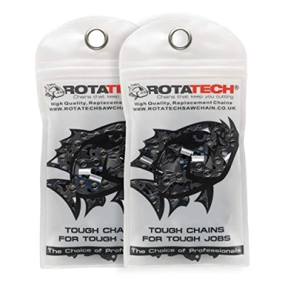 Immagine di 2 Rotatech catene motoseghe 3/8&quot;, 1.1mm, 50 maglie, 35cm compatibile con Stihl