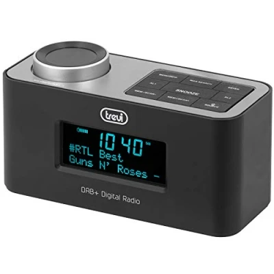 Immagine di Trevi RC 80D6 DAB Radiosveglia Elettronica con Ricevitore Digitale DAB/DAB+ e FM RDS, Grande Display LED, Funzione Snooze, Sleep, Powerbank, AUX IN, USB Charge