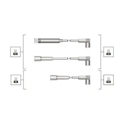 Immagine di MAGNETI MARELLI 941319170020 Kit Cavi Accensione OPEL: Astra F CC, Corsa A Caravan