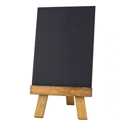 Immagine di Chalkboards UK WC127 Cavalletto e lavagna, in legno, rovere scuro, 29,7 x 21 0,6 cm