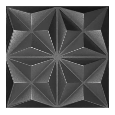 Immagine di pannelli 3D, in polistirolo, da soffitto, parete decorazioni, soffitti, rivestimento a specchio, spessore 3 mm, 50 x cm, 4 m², 16 pezzi (bianco 02)