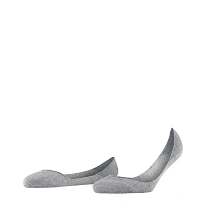 Immagine di FALKE Invisible Step Medium Cut W In cotone invisibili tinta unita 1 paio, Calzini fantasmini Donna, Grigio Light Grey Melange 3390, 41 42