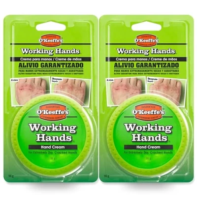 Immagine di O&#039;Keeffe&#039;s Working Hands Crema mani secche e screpolate, confezione da 2 x 96 g