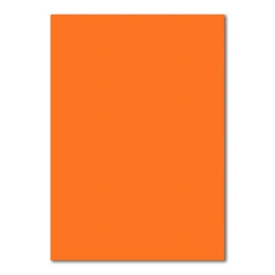 Immagine di FarbenFroh Foglio di cartoncino in formato DIN A5, 240 g/m² , colori vivaci 50 Bogen 11 arancione