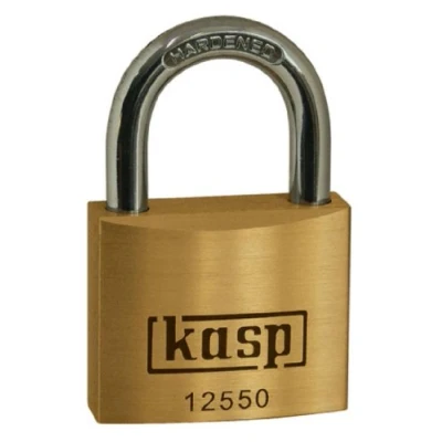 Immagine di Kasp K12550A1 Lucchetto in ottone premium, 50 mm, a chiave unica