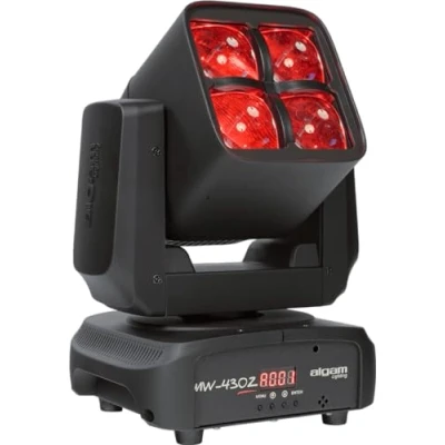 Immagine di ALGAM LIGHTING Lira Wash 4 x 30W RGBW con Zoom 195 170 280 mm IP20
