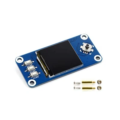 Immagine di Waveshare Display 1.3 pollici LCD HAT per Raspberry Pi 4B/3B+/3B/2B/Zero W WH, 240x240 IPS Schermo RGB 65K Colori, Interfaccia SPI, con 1x Joystick, 3x Pulsanti
