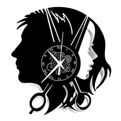 Immagine di Instant Karma Clocks Orologio da Parete per Parrucchiere Barbiere Barber Shop Salone di Bellezza Acconciature Uomo Donna