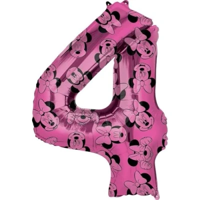 Immagine di Palloncino Di Compleanno Minnie Mouse Numero 4