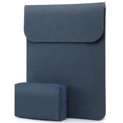 Immagine di HYZUO 13 Pollici Custodia Borsa PC Portatile per MacBook Air M3 M2 M1 2024 2018, Pro 2016, iPad M4, M2, Surface 10/9, con Accessori, Blu navy
