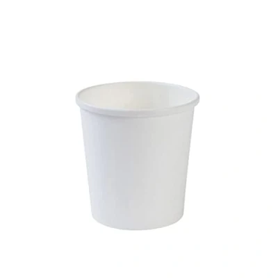 Immagine di BIOZOYG Bicchieri di Cartone per Alimenti Monouso bianchi I compostabili con Rivestimento interno realizzato vernice a base d&#039;acqua 25 Carta 400ml
