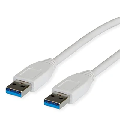Immagine di Value Cavo USB 3.2 Gen1 (USB 3.0) Spina A, A 1.80 m Bianco Schermato 11.99.8975