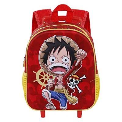 Immagine di Karactermania One Piece Luffy 3D MINI Trolley per bambini, Taglia: Size, Rojo