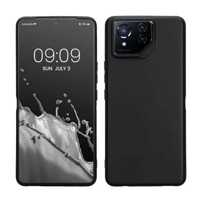 Immagine di kwmobile Custodia Compatibile con ASUS ROG Phone 8 Pro Cover Back Case per Smartphone in Silicone TPU Protezione Gommata nero matt