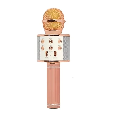 Immagine di Xtreme Microfono Magic Sing Karaoke Con Speaker Integrato Bluetooth Portatile, Compatibile Smartphone e App, Rosa, Cavo Custodia Rigida, iOS Android