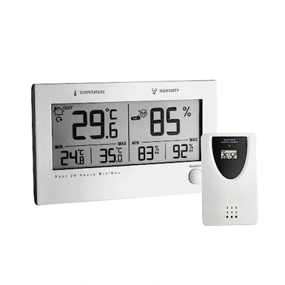 Immagine di TFA Dostmann Termometro Igrometro Twin Plus 30.3049 (Argento)