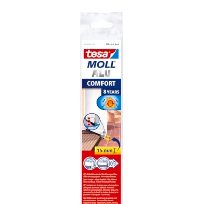 Immagine di tesa COMFORT 05405 00100 00 Asta sottoporta autoadesiva tesamoll® Bianco (L x L) 1 m 40 mm pz.