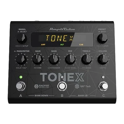 Immagine di IK Multimedia TONEX Pedal AI machine learning pedale multi effetti: Tone Model qualsiasi amplificatore per chitarra, di distorsione e overdrive o altri effetti chitarra