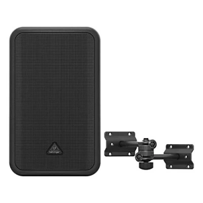 Immagine di BEHRINGER CE500D BK CASSA DA INSTALLAZIONE ATTIVA 100W CLASSE D COLORE NERO + SUPPORTO MURO