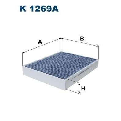 Immagine di FILTRON K 1269A Filtro abitacolo al carbone attivo 275 218 43 PORSCHE: Cayenne, VOLKSWAGEN: Touareg II