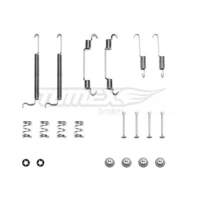 Immagine di TOMEX brakes TX 40 57 Kit accessori, Ganasce freno Assale posteriore CHEVROLET: Aveo / Kalos Hatchback
