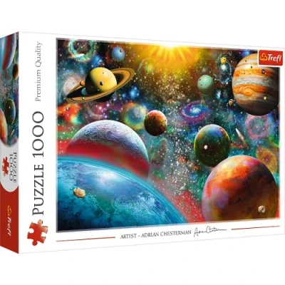 Immagine di Trefl 1000 Elementi, sole, pianeti, universo, Adrian Chesterman, te, intrattenimento creativo, regalo, divertimento, classici Puzzle, Colore Cosmo, Weltall, 10624