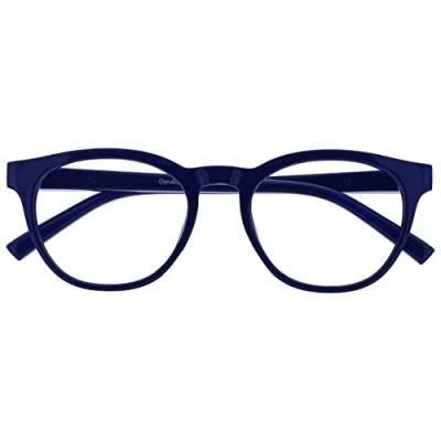 Immagine di Opulize Blu Retrò Blocco Luce Occhiali Computer Gioco TV Anti Riflesso Affaticamento Occhi Uomo Donna B5 3 +0,00